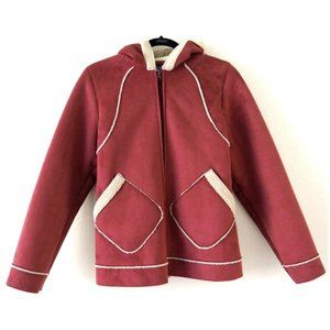 Patagonia Red Maroon Microsuede Micro Faux Suede